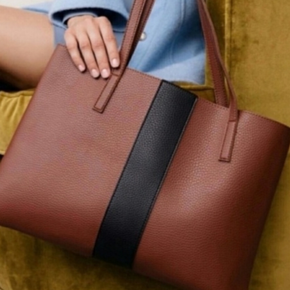 Vince Camuto Luck Tote Vegan Leather